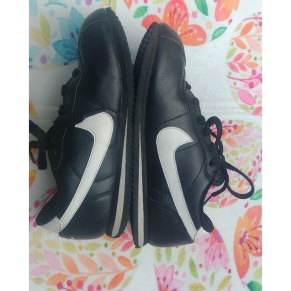 Nike Cortez Basic Black/White - Picture 1 of 6